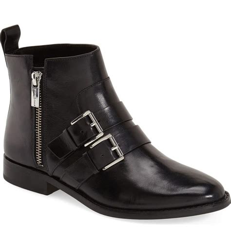 michael kors finley boots|Finley Leather Ankle Boot .